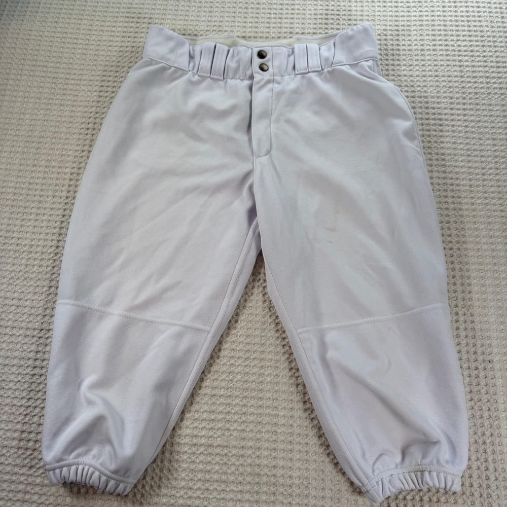 EvoShield Baseball Pants Mens Large White Knicker Elastic Bottom